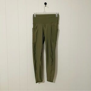 Olive High-Waisted Leggings